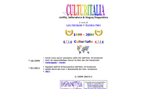 Desktop Screenshot of culturitalia.info